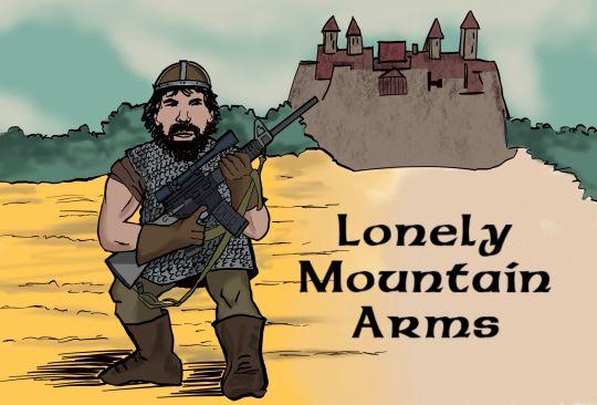 Lonely Mountain Arms logo