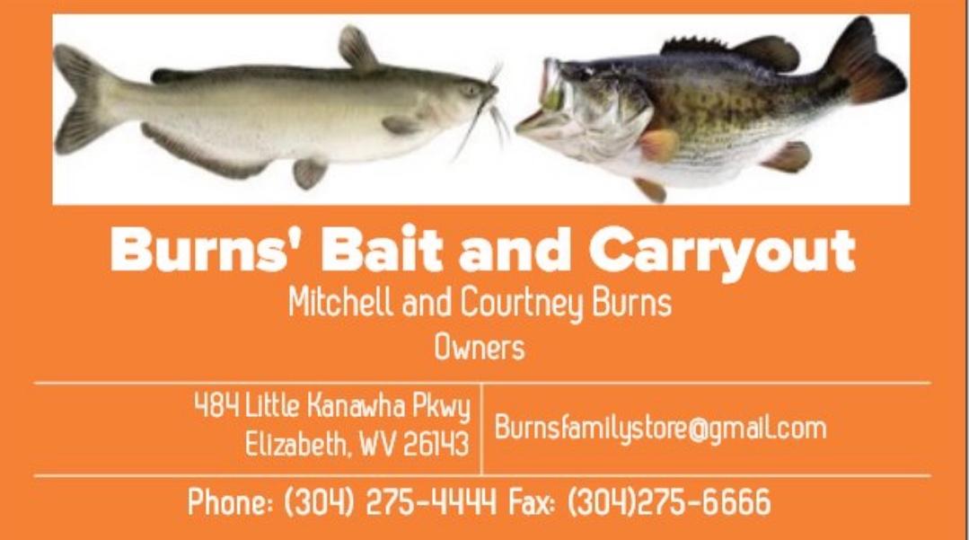 Burns Bait and Carryout logo