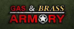 Gas & Brass Armory Gun Store logo